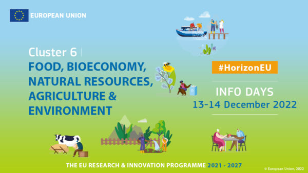 Εκδηλώσεις ενημέρωσης & δικτύωσης για το Cluster 6 «Food, Bioeconomy, Natural resources, Agriculture and Environment»