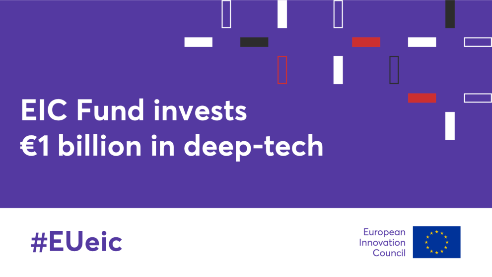 Έγκριση επενδύσεων συνολικού ύψους 1 δισεκατομμυρίου ευρώ προς καινοτόμες επιχειρήσεις μέσω του EIC Fund