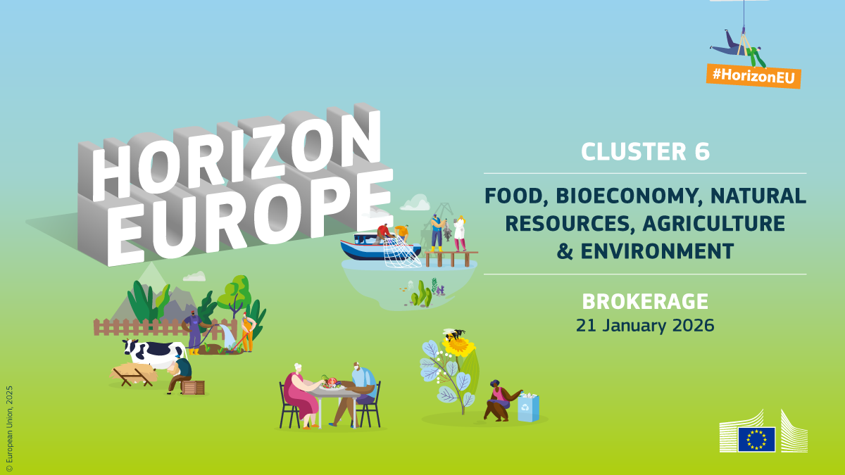 Εκδήλωση δικτύωσης για τις προκηρύξεις του Cluster 6 του Ορίζοντα Ευρώπη | 21 Ιανουαρίου 2026, Βρυξέλλες
